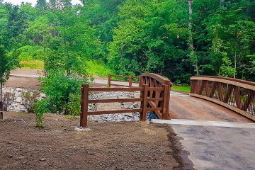 Pedestrian north park bridges